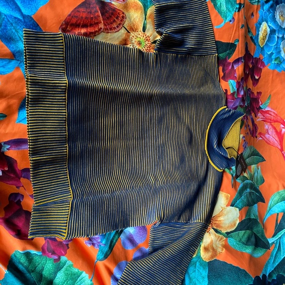 Nagnata ribbed sweater s/m Navy/Turmeric - Picture 5 of 6